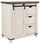 Jofran Inc. Madison County Brown/Vintage White 32" Accent Cabinet-0
