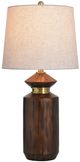 Stylecraft Mahogany Table Lamp-1