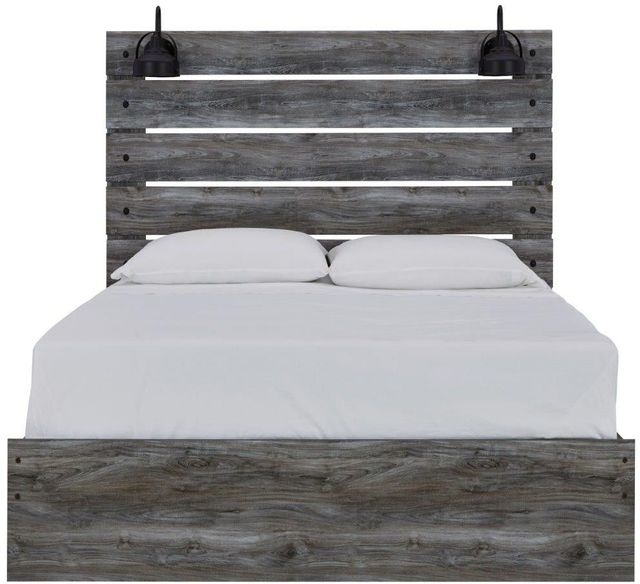 Signature Design by Ashley® Baystorm 3-Piece Smoky Gray Queen Panel Bedroom Set-1