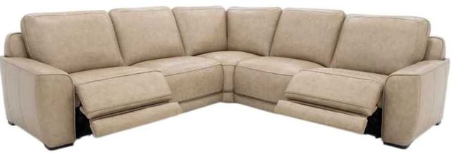 Liberty Furniture Blake 5-Piece Sophia Oatmeal Power Reclining Sectional-1