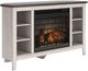 Signature Design by Ashley® Dorrinson Two-Tone Corner TV Stand with Electric Infrared Fireplace-0