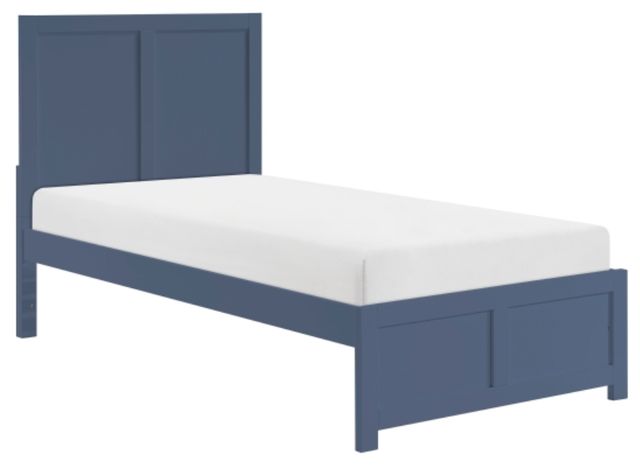 Homelegance® Nora Blue Twin Platform Bed-0
