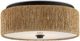 Currey & Company Brownell Natural Flush Mount Lighting-0