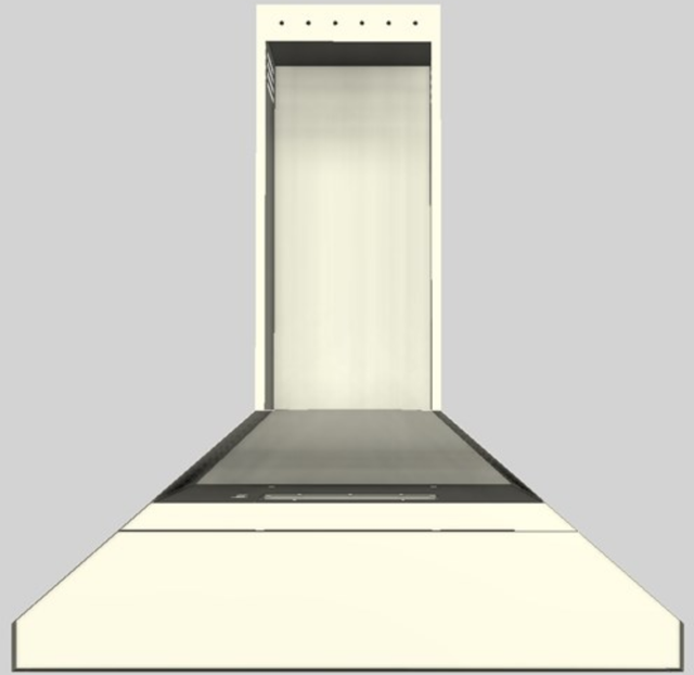 Vent-A-Hood® 36" Biscuit Wall Mounted Range Hood-1