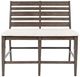 Jofran Inc. Lincoln Square Espresso/Light Cream Counter Bench-2