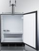 Summit® Commercial Series 5.5 Cu. Ft. Stainless Steel Beer Cooler/Kegerator-2