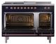 Ilve® Nostalgie II Noblesse 48'' Midnight Blue Pro Style Dual Fuel Range with Copper Trim-1
