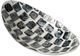 A & B Home Black/White Mosaic Tile Decorative Tray-1