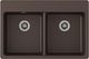 Elkay Quartz Classic® Mocha 33" x 22" x 5-1/2" Double Bowl Drop-In ADA Sink with Perfect Drain®-1