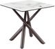 Coaster® Carvell 3-Piece Mirage White Occasional Table with Black Nickel Base Set-1