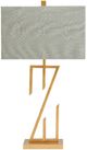 Crestview Collection Brandt 2-Piece Gold Table Lamp Set-1