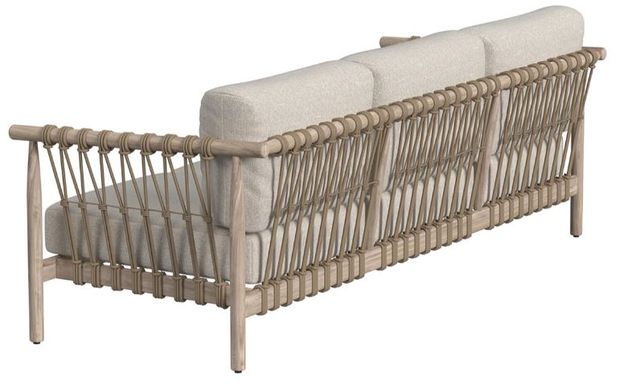 Classic Home Leo Taupe Fabric Outdoor Sofa -4