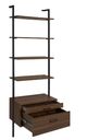 Coaster® Owens Walnut 2-Drawer Wall Shelves-4