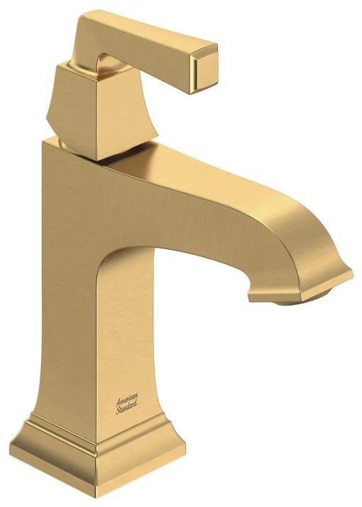 American Standard Town Square® S Brushed Cool Sunrise Single Hole Single-Handle Bathroom Faucet with Lever Handle-0