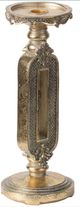 A & B Home Antique Gold Candle Holder-0