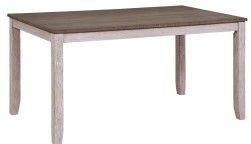 Mazin Furniture Ithaca 5 Piece Grayish White Dining Set-2