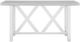 John Thomas Furniture® Dining Essentials Chalk Counter Table with White Double X Base-1
