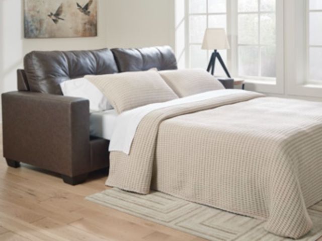 Benchcraft® Barlin Mills Umber Queen Sofa Sleeper-2