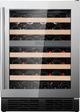 Aviva 24" Stainless Steel Built-In or Freestanding Wine Cellar-0