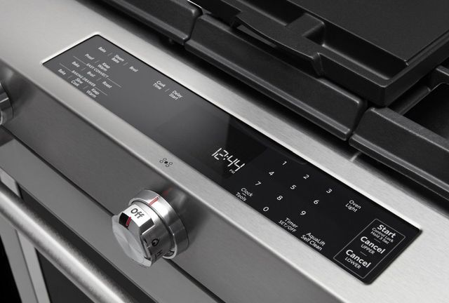 KitchenAid® 30" Stainless Steel Slide In Dual Fuel Range-2