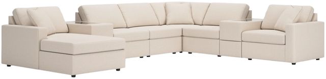 Signature Design by Ashley® Modmax 8-Piece Oyster U-Shape Sectional with Chaise and Storage Consoles-0