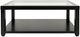 Jofran Inc. Urban Icon Glass Top Coffee Table with Black Base-2