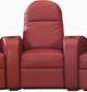 Jaymar 3 Piece Nappa Red 47 Home Theater Sectional-1