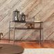 Liberty Furniture Breckinridge Mahogany Spice Demilune Sofa Table-4