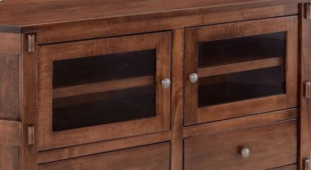 Archbold Furniture Customizable Amish Essentials 61" Entertainment Corner Console-1