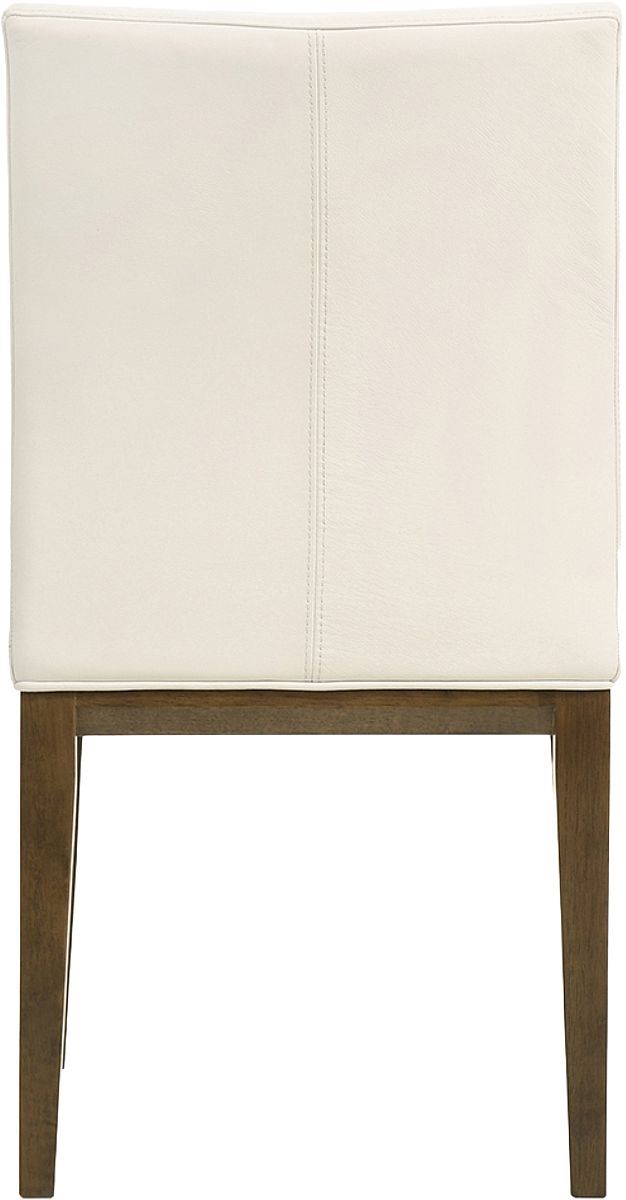 Moe's Home Collection Frankie 2-Piece White Dining Side Chair Set-2