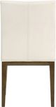 Moe's Home Collection Frankie 2-Piece White Dining Side Chair Set-2