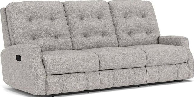 Flexsteel® Devon Silver Spray Reclining Sofa-0