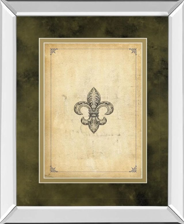 Classy Art Fleur Di Lies II by Alexey Paviuts Mirror Framed Wall Art-0