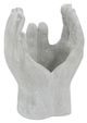 A & B Home Soft Gray Cupped Hands Planter-0