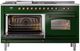 Ilve® Nostalgie II Series 60" Emerald Green Pro Style Dual Fuel Range-3