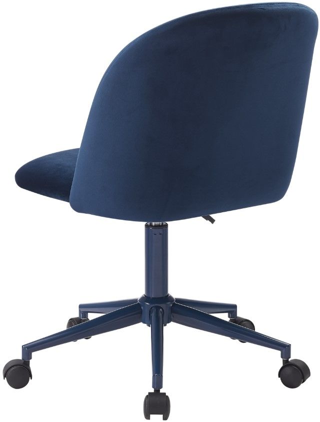 Linon Abigail Navy Blue Desk Chair-4