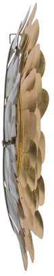 A & B Home Gold Mirrored Floral Wall Decor-2