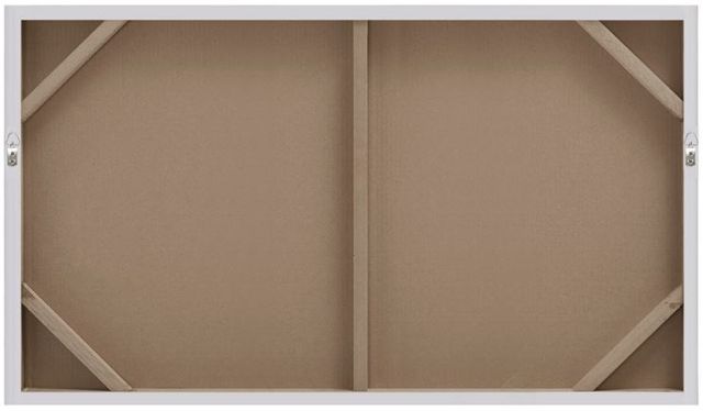 Olliix by Madison Park Silver Trellis Silver Heavy Textured Canvas with Glitter Embellishment-3