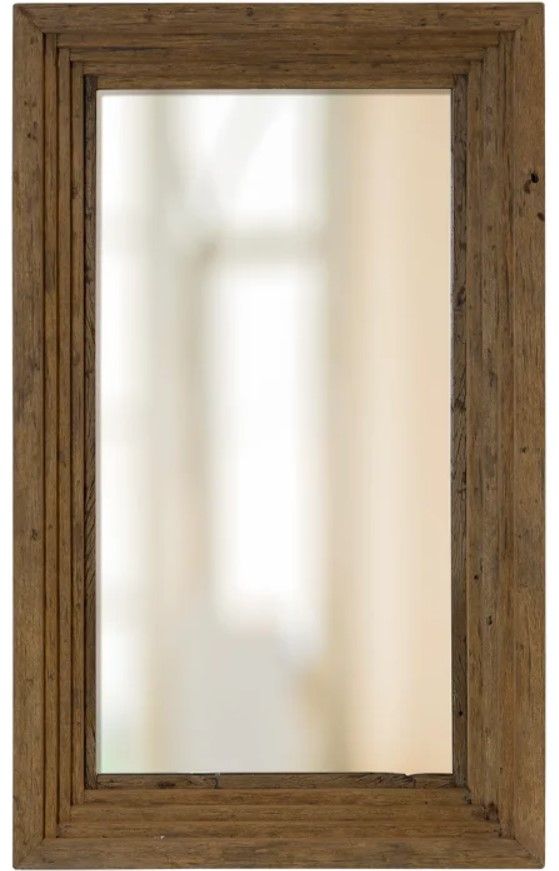 StyleCraft Natural Teak Framed Mirror-0