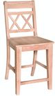 John Thomas Furniture® Customizable Select Canyon 24" XX-Back Counter Stool-1