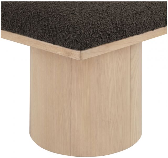 Meridian Furniture Pavilion 2-Piece Brown/Natural 31" Modular Bench Set-3