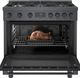 Bosch® 800 Series 36" Black Stainless Steel Pro Style Gas Range-1