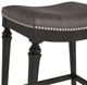HH2 Home Vetrina Black/Brown Counter Stool-3