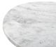 Moe's Home Collection Evelyn Ashen Gray Marble Top End Table with Brown Base-2