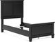 Signature Design by Ashley® Lanolee Black Twin Panel Bed-1
