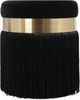 TOV Furniture Melody Black Ottoman-0