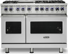 Viking® 7 Series 48" Stainless Steel Pro Style Liquid Propane Range