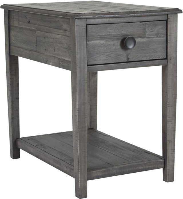 Signature Design by Ashley® Borlofield Weathered Gray End Table-0