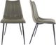 Moe's Home Collection Alibi 2-Piece Dark Green Dining Chair Set-4