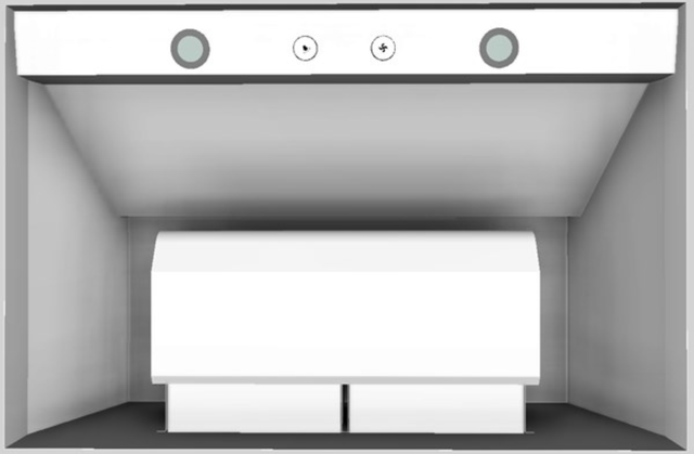 Vent-A-Hood® 36" White Wall Mounted Liner Insert-2